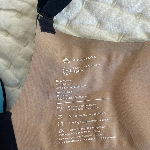 Honeylove CrossOver bras- bundle 36 B/C. - Picture 3 of 4